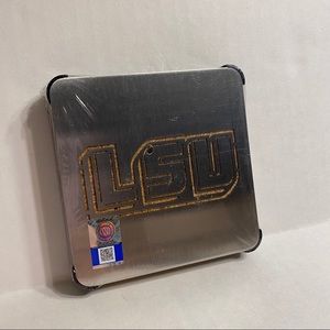 NWT Louisiana State Stainless Steel Coasters LSU